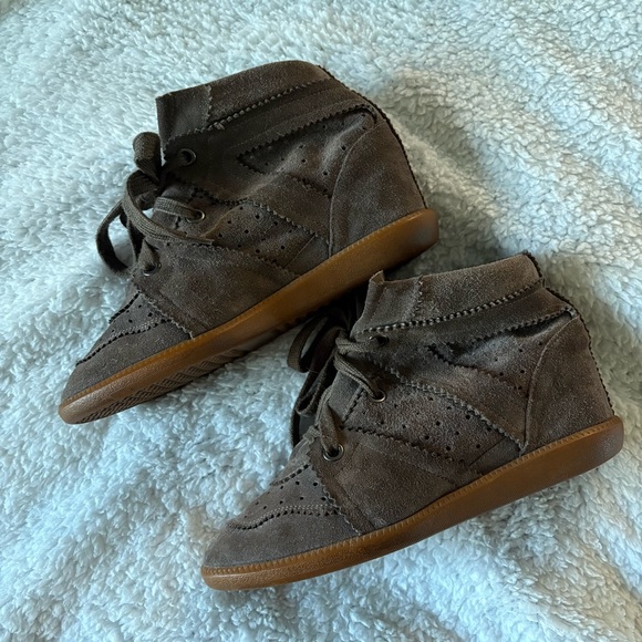 ISABEL MARANT bobby wedge sneakers - Picture 3 of 11